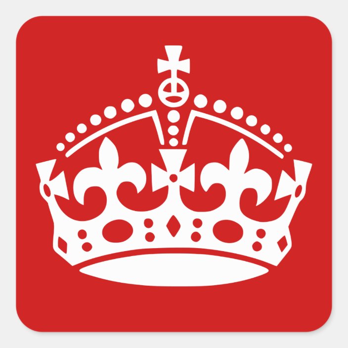 keep calm stickers with crown icon zazzle com keep calm stickers with crown icon zazzle com