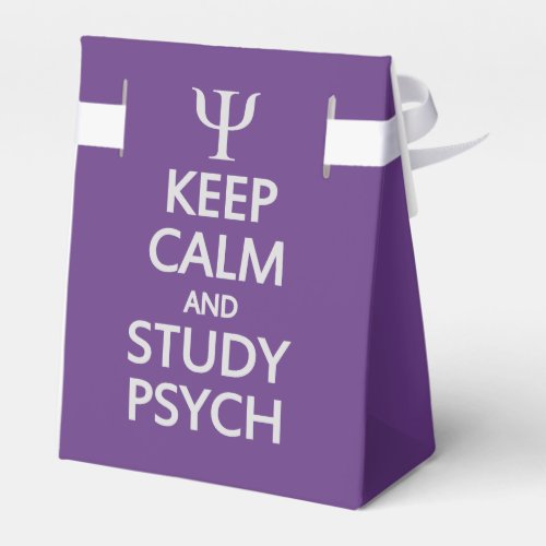 Keep Calm  Study Psych custom favor box