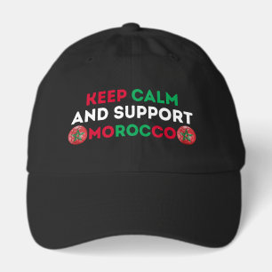 Keep Calm & Support Morocco Football National Team Hat