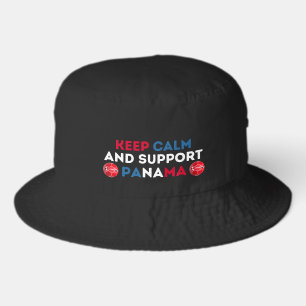 Keep Calm & Support Panama Football National Team Bucket Hat