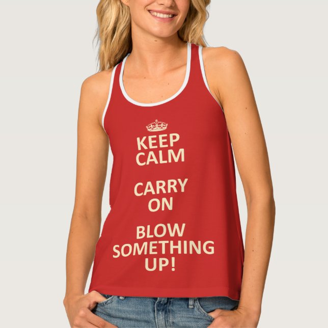 Keep Calm. Tank Top (Front)