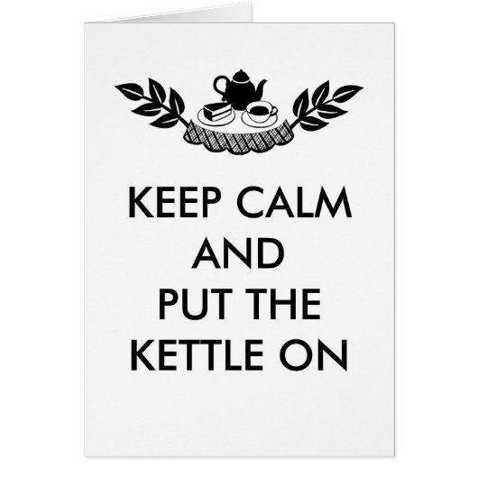 KEEP CALM TEA BREAK CARDS (Front)