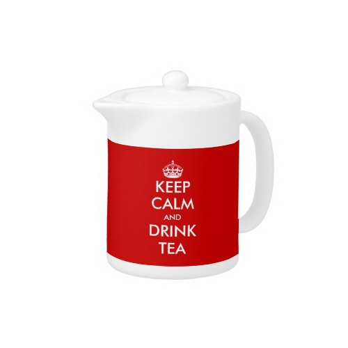 Keep calm tea pot  Customizabe design