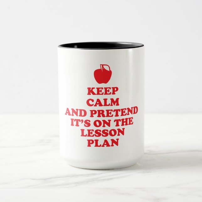 Keep Calm Teachers Mug (Center)