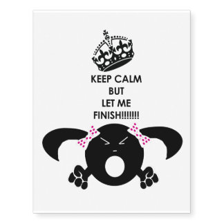 Keep Calm Temporary Tattoos