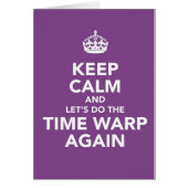 keep calm (time warp) (Front)