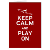 Keep Calm Trombone (Front)