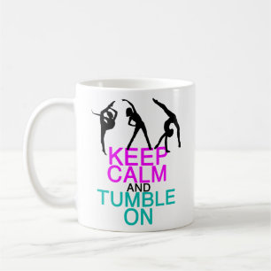Keep Calm Tumble On Gymnastics Girls Coffee Mug