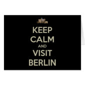 keep calm visit berlin (Front Horizontal)