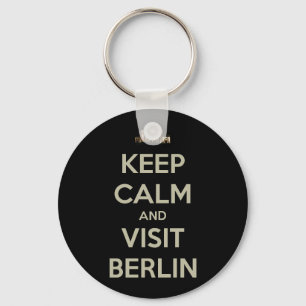 keep calm visit berlin keychain