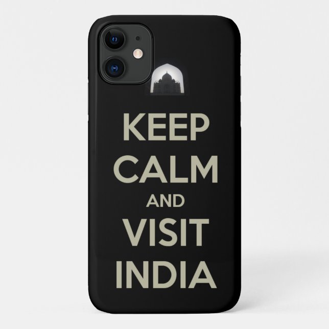 keep calm visit india Case-Mate iPhone case (Back)