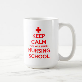 Keep Calm You Will Finish Nursing School Mug