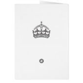 Keep Calm You're 35 Cards (Back)