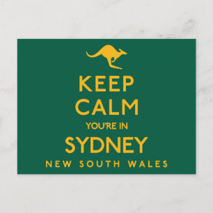 Keep Calm You're in Sydney! Postcard