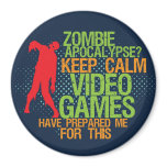 Keep Calm Zombie Apocalypse Funny Gamers Magnet Keep Calm Zombie Apocalypse Funny Gamers Magnet