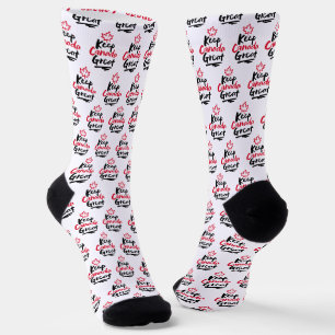 Keep Canada Great! Canada's not for sale Canadian Socks