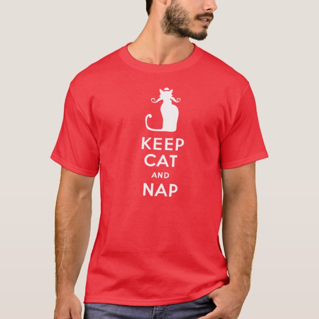 Keep Cat and Nap Shirt (Front)