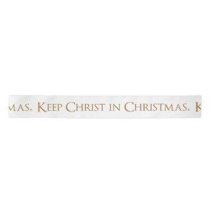 Keep Christ In Christmas® 3" Wide Ribbon