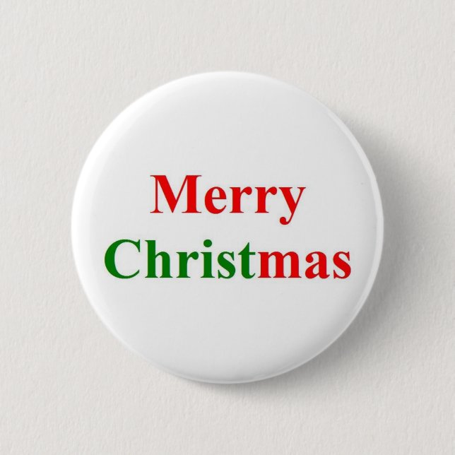 Keep Christ In Christmas Button (Front)