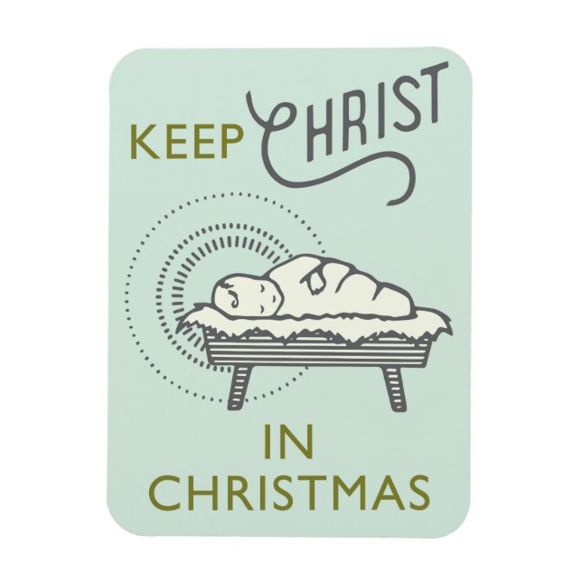 Keep Christ in Christmas Car Magnet (Vertical)
