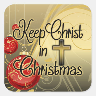 Christmas Religious Stickers | Zazzle