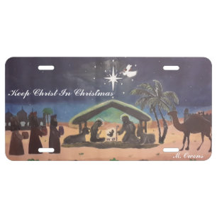Keep Christ In Christmas License Plate