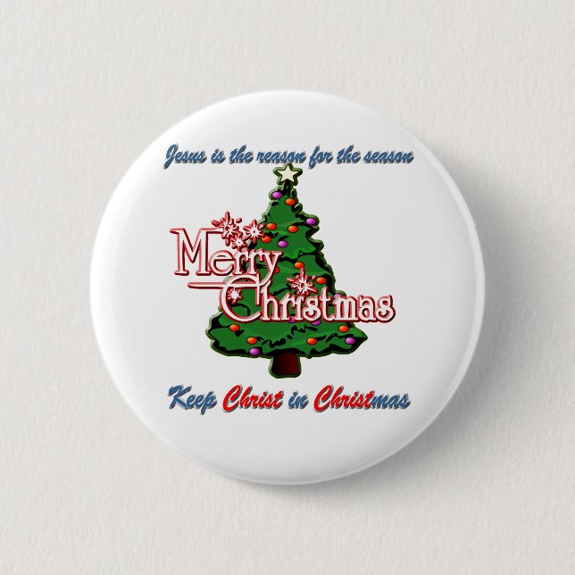 Keep Christ in Christmas Pinback Button (Front)