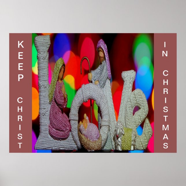 Keep Christ In Christmas Poster (Front)
