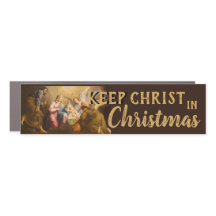 Keep Christ in Christmas Religious Nativity Manger