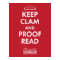 Keep Clam and Proofread