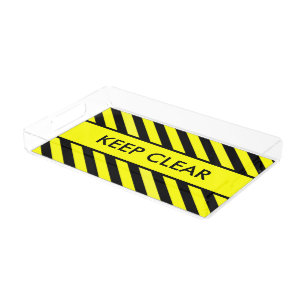 Keep Clear Acrylic Tray