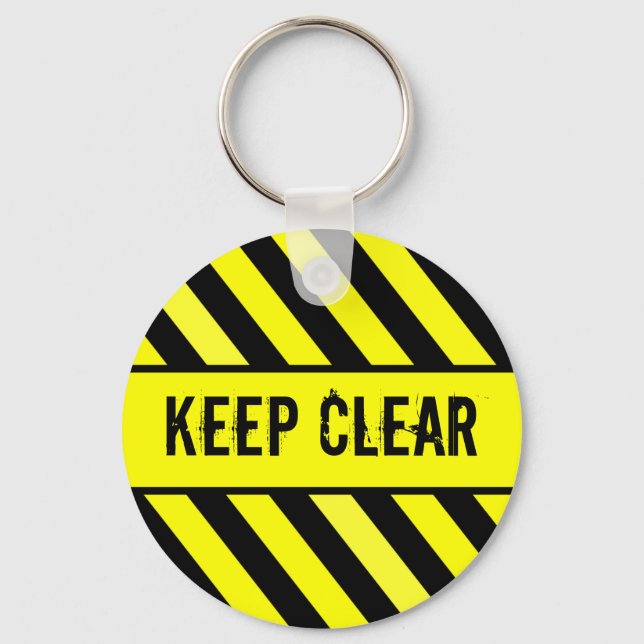 Keep Clear Keychain (Front)
