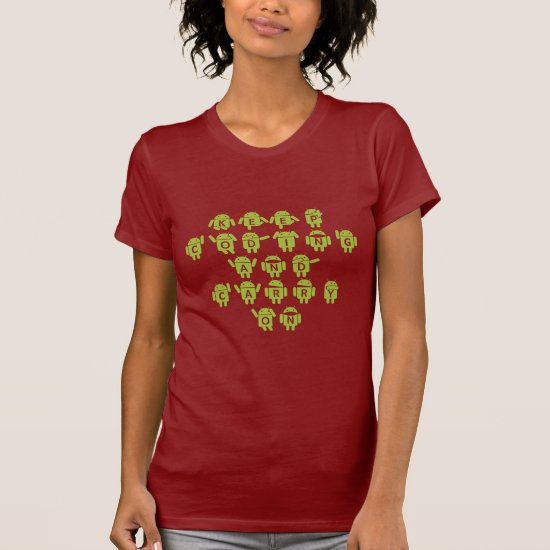 Keep Coding And Carry On (Bug Droid Font Shoutout) T-Shirt