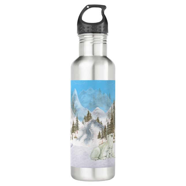 Keep Cool Stainless Steel Water Bottle (Front)