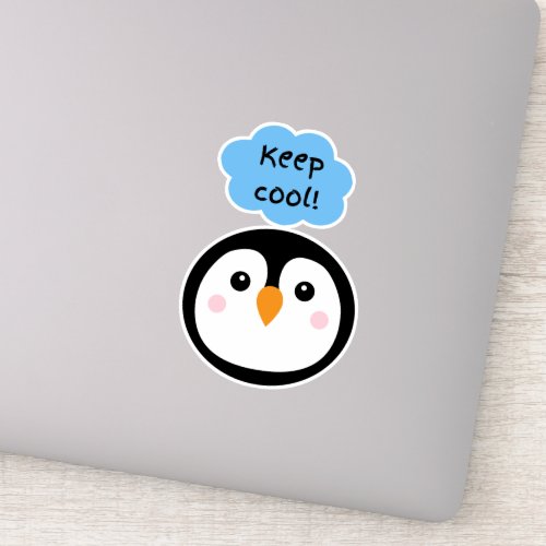 Keep cool sticker