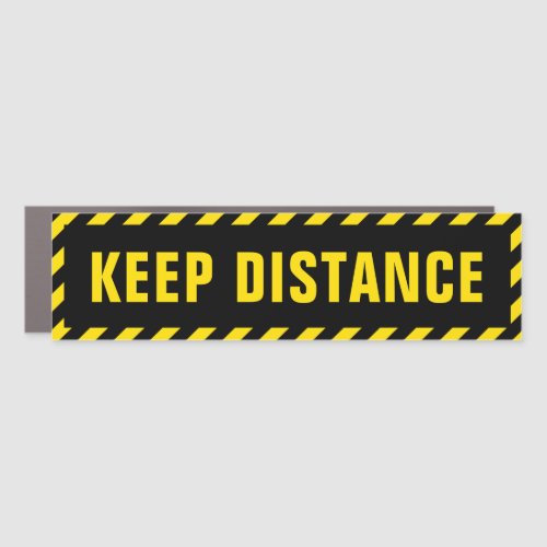 Keep Distance Bumper Car Magnet