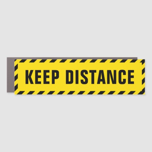 Keep Distance Bumper Car Magnet