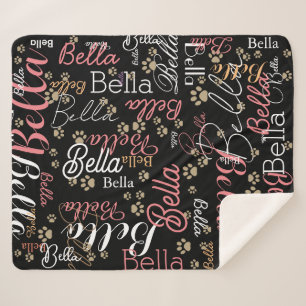 keep dog warm cute sherpa blanket