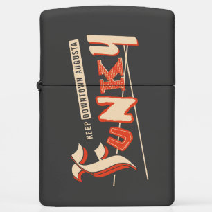 Keep Downtown Augusta Funky Zippo Lighter