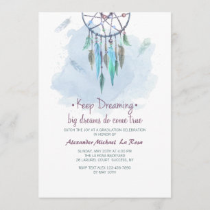 Keep Dreaming Graduation Invitation
