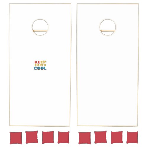 Keep Earth Cool Cornhole Set