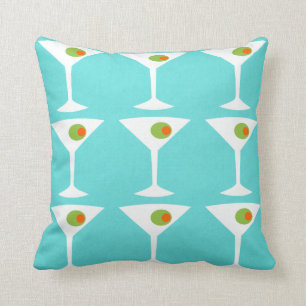 Keep 'Em Coming Martini Throw Pillow