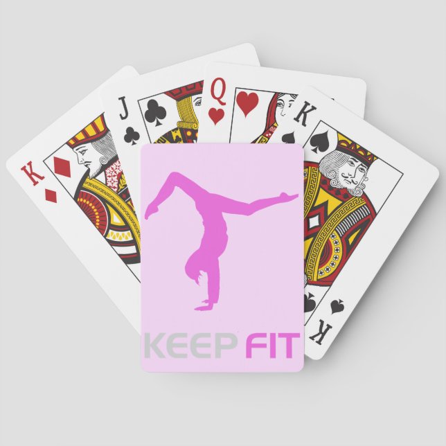 Keep Fit Poker Cards (Back)