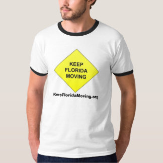 Keep Florida Moving Diamond traffic shield T-Shirt