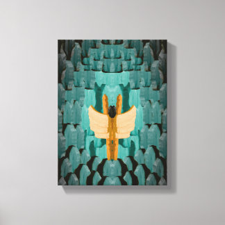 Keep Flying - Abstract Mental Health Art Canvas Print