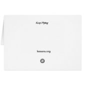 Keep Flying Cards (Back Horizontal)