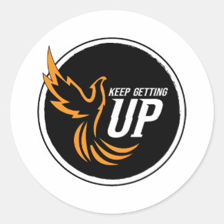 Keep Getting Up  Classic Round Sticker