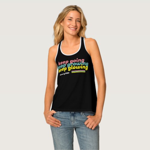 Keep Glowing Graduation Tank Top