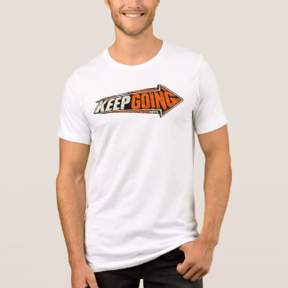 Keep Going Arrow | Vintage Motivational Streetwear Tri-Blend Shirt