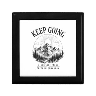 Keep Going – Discipline Today Freedom Tomorrow Gift Box